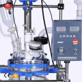 Double Layer Glass Chemical Continuous Stirred Tank Lab Reactor Price